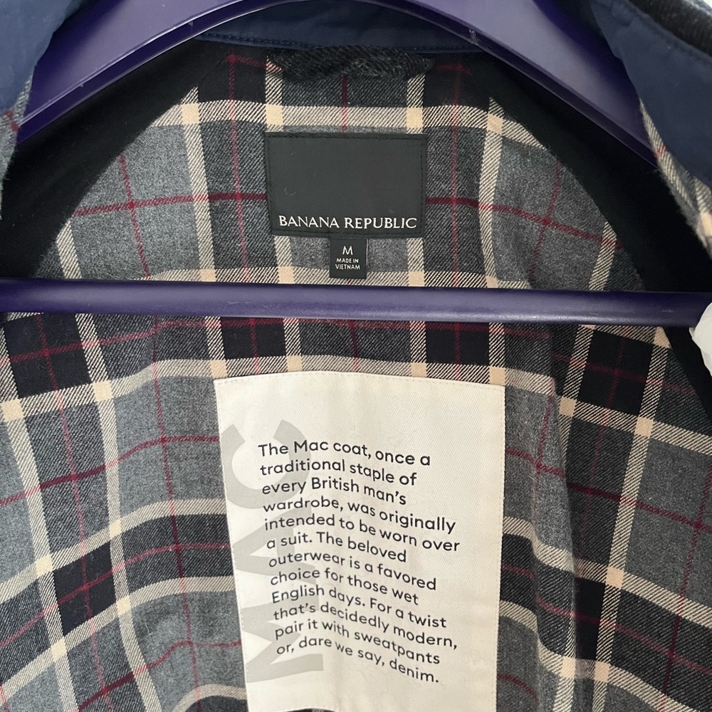 Men’s Banana Republic Mac coat - Picture 2 of 3